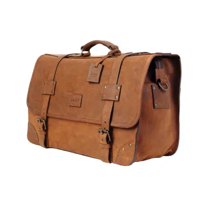The Dust Company Mod 118 Duffel Bag In Heritage Brown