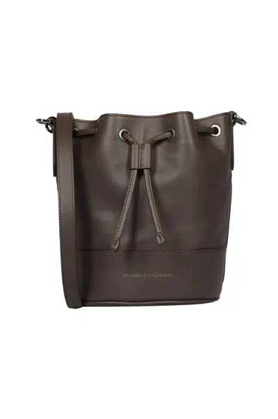 Brunello Cucinelli Bags In Dark Brown