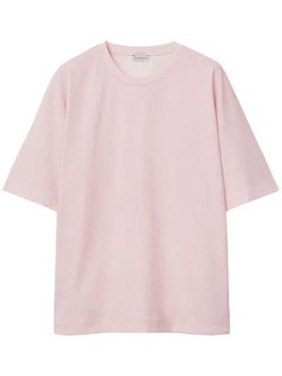 Burberry T-shirt In Pink