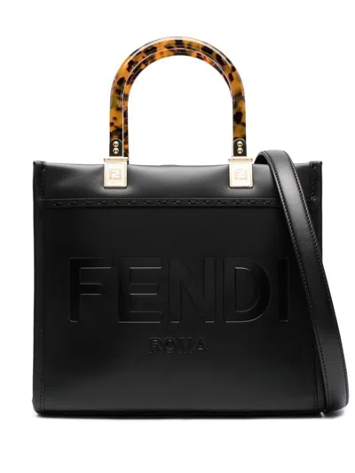 Fendi Hand Bags In Black