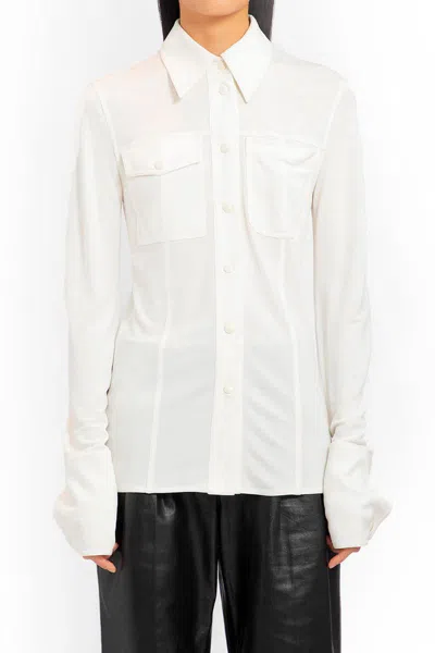 Helmut Lang Shirts In Off-white