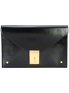 THOM BROWNE CALFSKIN FOLDER CLUTCH,FAC020A0000312217994