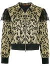 À LA GARÇONNE leopard glitter jacket,217055112272377