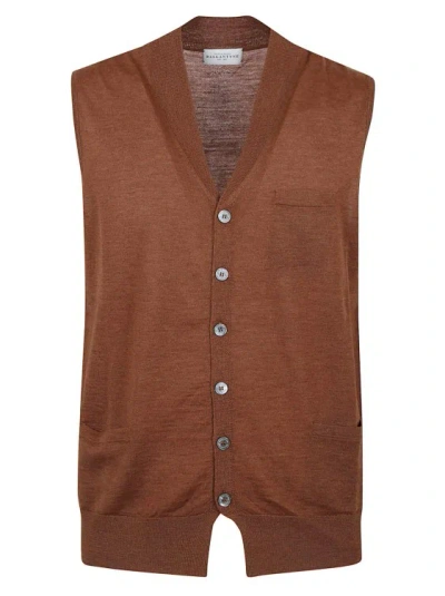 Ballantyne Basolan Wool Vest In Brown