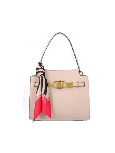Liu •jo Logo-buckle Tote Bag In Pink