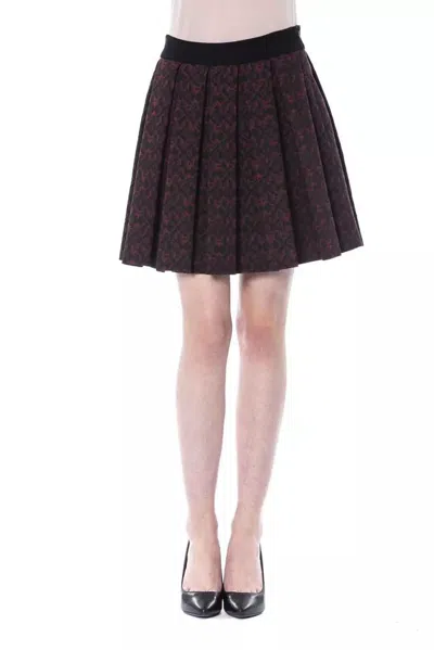Byblos Chic Tulip Skirt - Cotton Blend Women's Elegance In Brown
