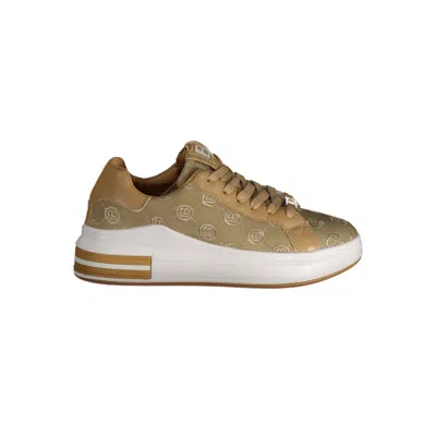 Laura Biagiotti Polyester Women's Sneaker In Beige