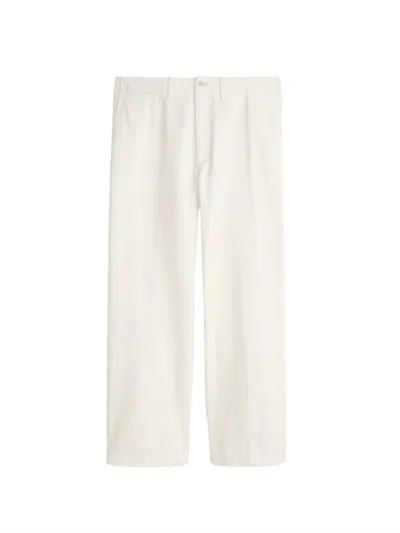 Alex Mill Men's Straight Leg Vintage Washed Chino Pants In Vintage White