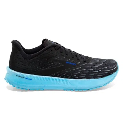 Brooks Men's Hyperion Tempo Running Shoe In Black/iced Aqua/blue In Multi