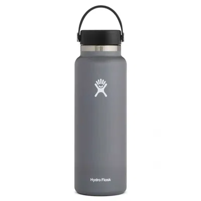 Hydro Flask 40 oz Wide Mouth Bottle In Stone In White