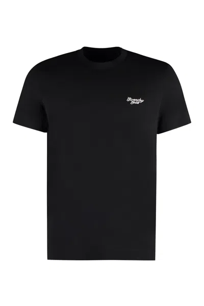 Givenchy Cotton Crew-neck T-shirt In Black