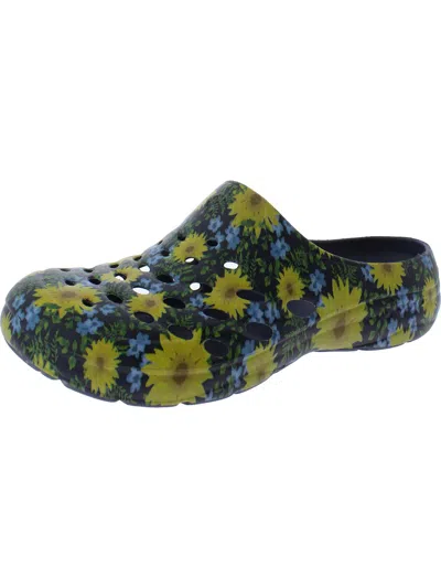 Easy Spirit Travel Clog Womens Casual Round Toe Clogs In Multi