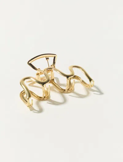 Lucky Brand Wavy Metal Claw In Multi