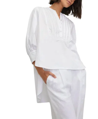 Marissa Webb Annita Tuxedo Bib Top In White