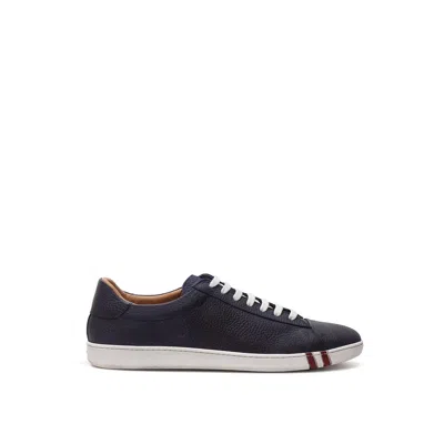 Bally Sophistication Meets Comfort: Chic Men's Sneakers In Blue