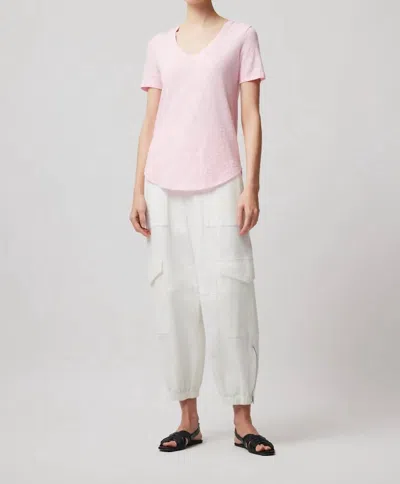 Atm Anthony Thomas Melillo Classic Short Sleeve Tee In Ballet Pink