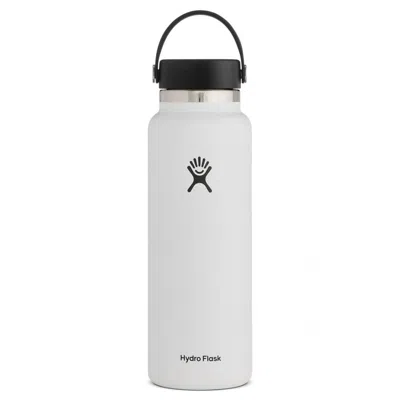 Hydro Flask 40 oz Wide Mouth Bottle In White