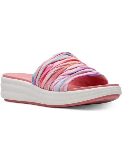Cloudsteppers By Clarks Womens Woven Slide Slide Sandals In Multi