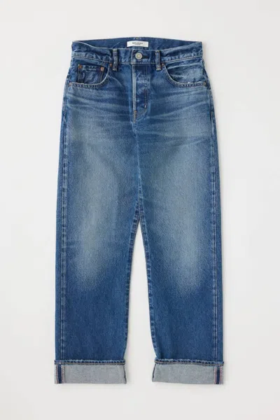 Moussy Women's Foxwood Straight Jeans In Blue