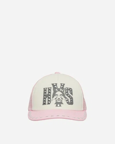 Hysteric Glamour See No Evil Trucker Hat In White