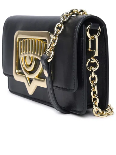 Chiara Ferragni Eyelike-motif Shoulder Bag In Black