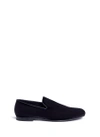 JIMMY CHOO 'Sloane' embossed velvet loafers