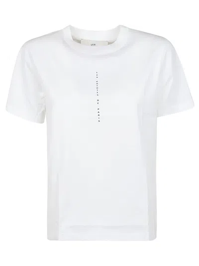 Les Coyotes De Paris Logo Detail Round Neck T-shirt In White
