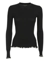 ALEXANDER WANG ALEXANDER WANG RIBBED PULLOVER,1K271080K6 044