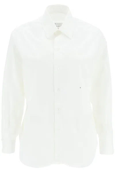Maison Margiela 'm' Cotton Shirt In White