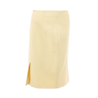 Lardini Sunshine Elegance Women's Skirt In Yellow