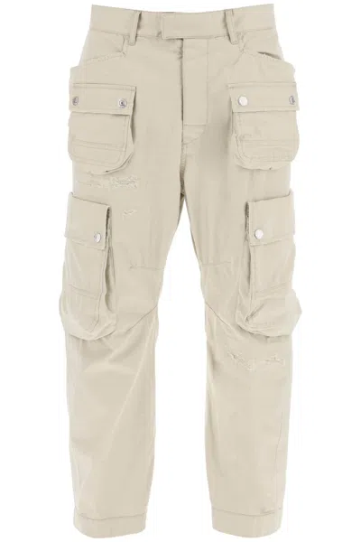 Dsquared2 Multi-pocket Cargo Pants Men In Multicolor