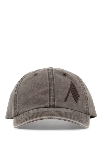 Attico The  Washed Twill Baseball Cap With Embroidered Logo Women In Multicolor