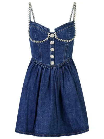 Self-portrait Blue Cotton Dress
