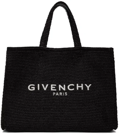 Givenchy Black Medium G Tote In 001-black