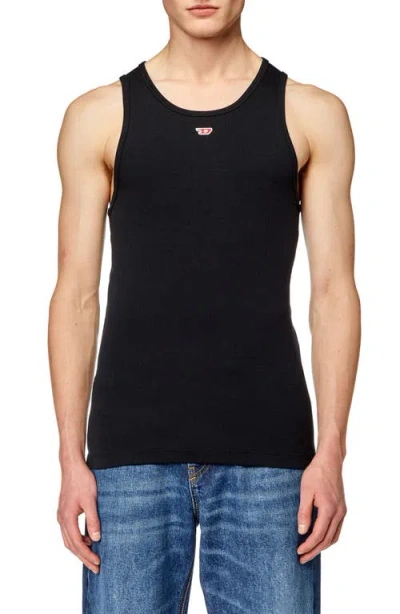 Diesel ® T-lifty-d Fitted Tank Top In Black