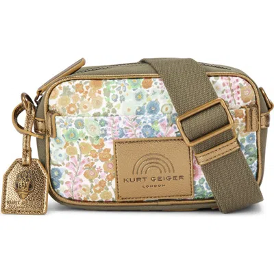 Kurt Geiger London Small Southbank Floral Couture Camera Bag In Floral Multi