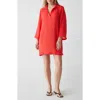 Michael Stars Long Sleeve Gauze Tunic Dress In Spritz