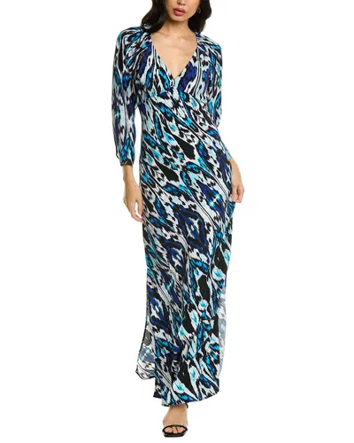 Figue Melrose Maxi Dress In Blue