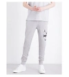 CALVIN KLEIN HARO TRUE ICON LOGO-DETAIL COTTON-JERSEY TRACK PANTS