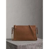 BURBERRY Embossed Leather Clutch Bag,40596571