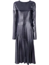 CEDRIC CHARLIER crepe de chine long dress,A0418894212128572