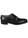 John Lobb William Leather Monk-strap Shoes In Black
