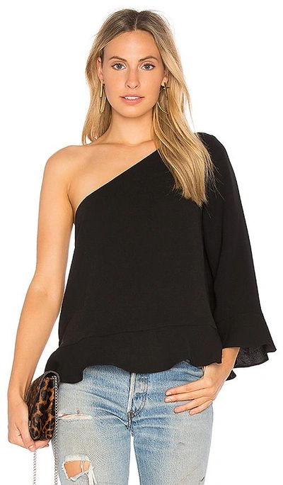 Likely Grayson One-shoulder Top In Black