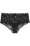 Cosabella Never Say Never Hottie Cheeky Hot Pants Never07zl In Black