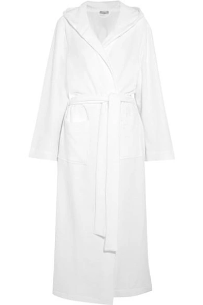 Hanro Robe Selection Terry-towelling Robe In White