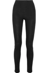 HANRO MERINO WOOL AND SILK-BLEND JERSEY LEGGINGS