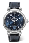 IWC SCHAFFHAUSEN Da Vinci Automatic 36 alligator and stainless steel watch