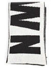 FAITH CONNEXION SCARF,X8059A00004 110 BLACK WHITE