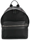 FERRAGAMO SALVATORE FERRAGAMO EMBROIDERED LOGO BACKPACK - BLACK,67447012362485