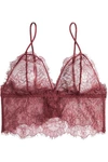 ANINE BING STRETCH-LACE SOFT-CUP BRA